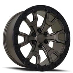 Factory Reproductions FR 99 Ford Bronco Raptor 20x9 6x139.7 20 ET 93.1 CB Satin Black/Gray