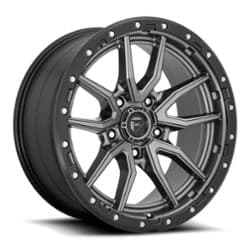 Fuel Rebel 5 D680 Matte Gunmetal Black Bead Ring
