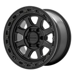 KMC KM548 Satin Black with Gloss Black Lip