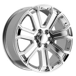 OE Performance 166 24x10 6x139.7 24 ET 78.1 CB Chrome Plated