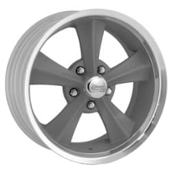 Rocket Racing Booster 17x7 5x127 6 ET 87.6 CB Gray Paint Center / Machined Lip