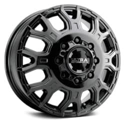 Ultra 022 Scorpion Dually Front 17x6.5 8x200 129 ET 142.3 CB Gloss Black