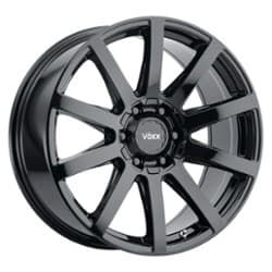Voxx Vento 22x9 6x135/6x139.7 30 ET 87.1 CB Gloss Black