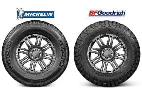 Michelin LTX AT2 vs BFG KO2