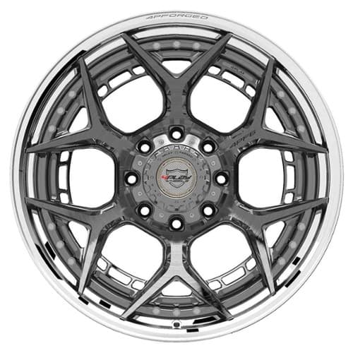 4Play 4PF6 22x10 8x165.1 -18 ET 124.9 CB Brushed and Tinted (4PF622100865018BGP)