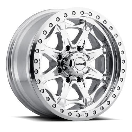 DV8 882 Offroad True Beadlock 20x9.5 5x127 0 ET 78.1 CB Polished (882P-2957300)