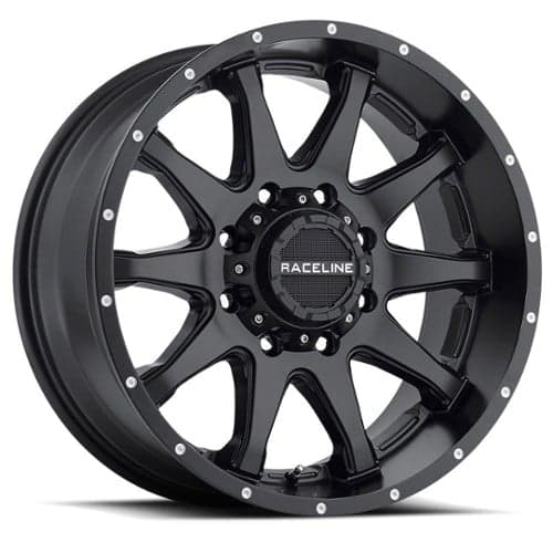 Raceline 930B Shift 20x9 Blank 5 Lug/Blank 6 Lug/Blank 8 Lug -12 ET 78.1 CB Black (930B-29000-12(6P))