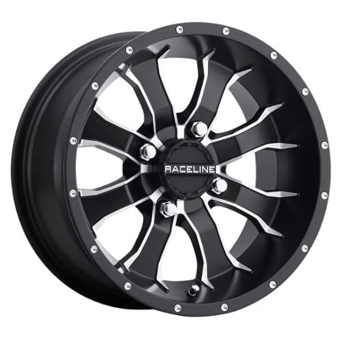 Raceline A77 Mamba ATV/UTV Black with Machined Accents (A7710514-32)