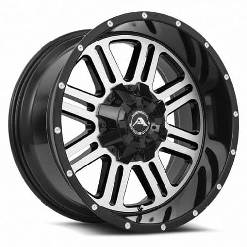American Off-Road A106 20x10 5x139.7 -24 ET 110.3 CB Black Machine Face (A10620A0xxx-24BMF-539)