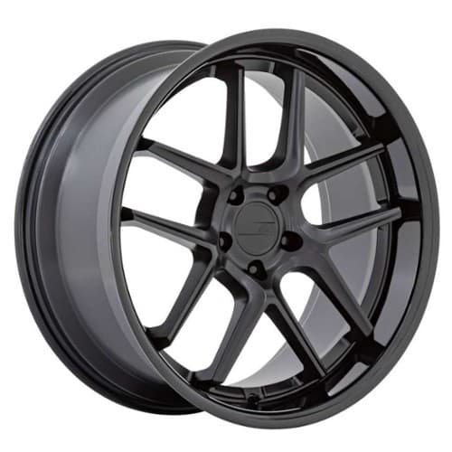 American Racing AR942 Matte Black with Gloss Black Lip (AR942MB20951515)