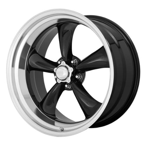 American Racing VN315 Torq Thrust II 1PC Gloss Black Machined Lip (VN31522950315)
