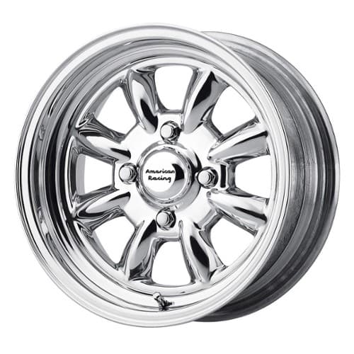 American Racing VN401 Silverstone 15x12 -127 to 79 ET 72.6 CB Polished (VN401512XX)
