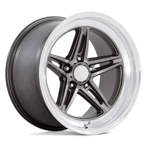 American Racing VN514 Groove 18x10 5x127 12 ET 78.1 CB Anthracite w/Diamond Cut Lip (VN514AD18105012)
