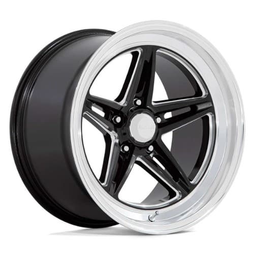 American Racing VN514 Groove Gloss Black Milled w/Diamond Cut Lip (VN514BE18801200)