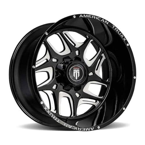 American Truxx Sweep Black/Milled (AT1900-24473M-76)