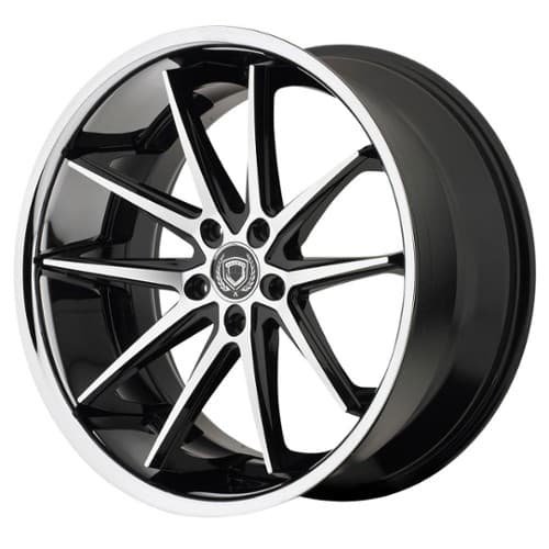Asanti ABL-05 Altair 22x9 5x115 15 ET 74.1 CB Machined Face with SS Lip (ABL5-22901515MS)