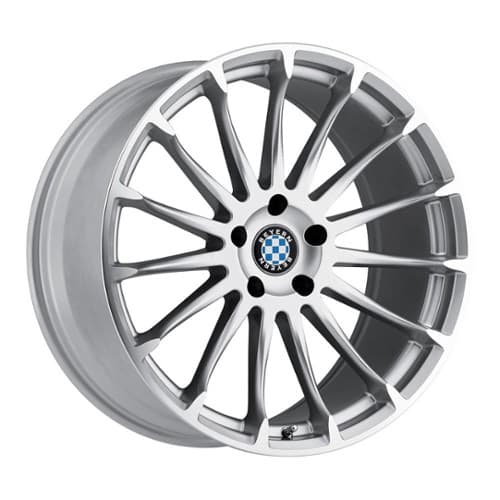 Beyern Aviatic 19x8.5 5x120 40 ET 72.56 CB Silver W/Mirror Cut Face (1985BYA405120S72)