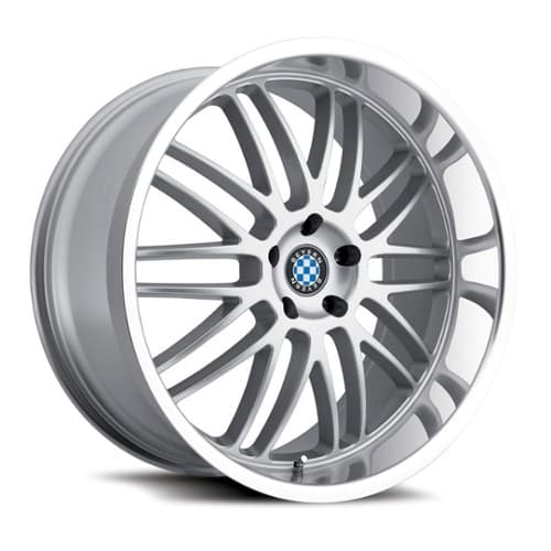 Beyern Mesh 20x8.5 5x120 20 ET 74.1 CB Silver W/Mirror Cut Lip (2085BYM205120S74)