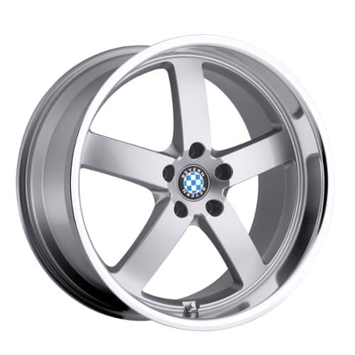 Beyern Rapp 19x9.5 5x120 25 ET 74.1 CB Silver W/Mirror Cut Lip (1995BYR255120S74)