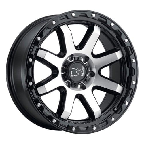 Black Rhino Coyote 20x9 6x139.7 -18 ET 112.1 CB Gloss Black / Machined Face (2090CYT-86140B12)