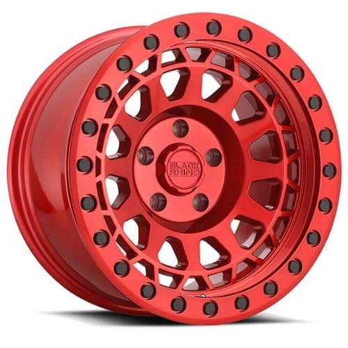 Black Rhino Primm 17x9 8x165.1 0 ET 122.1 CB Candy Red w/ Black Bolts (1790PRM008165R22)