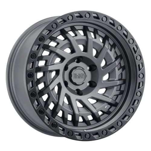 Black Rhino Shredder Matte Gunmetal W/Black Lip Edge (1790SHD006140G12)