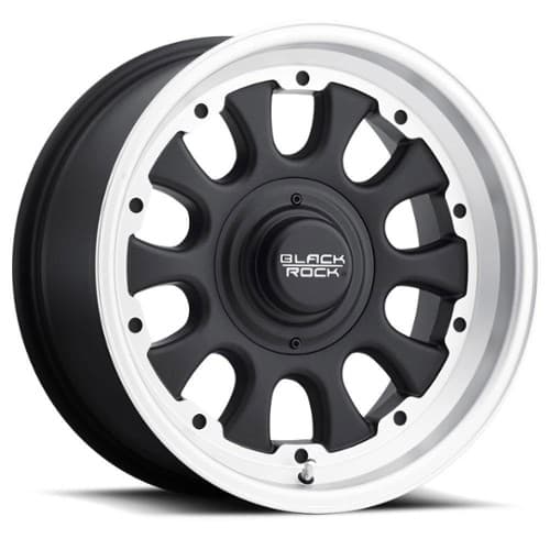 Black Rock 909S Type D 15x8 5x127/5x139.7 -12 ET 87.1 CB Silver (909S585340)