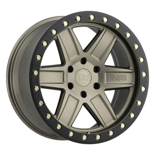 Black Rhino Attica 20x9.5 5x127 -18 ET 71.6 CB Matte Bronze with Black Lip Edge (2095ATA-85127Z71)