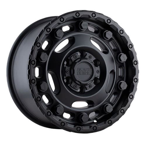 Black Rhino Glacier 17x8 6x130 45 ET 84.1 CB Matte Black (1780GCR456130M84)
