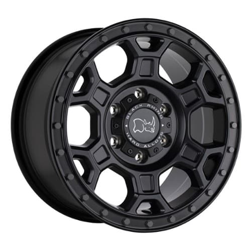 Black Rhino Midhill Matte Black w/ Gunmetal Bolts (1680MHL455130M78)
