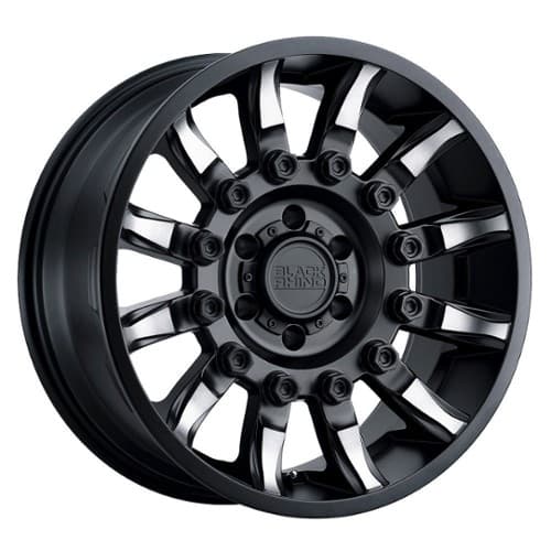 Black Rhino Mission Matte Black W/Machined Tinted Spokes (1785MSN006120M67)