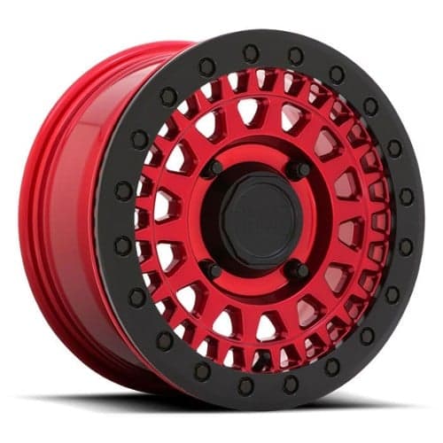 Black Rhino Parker UTV Beadlock Candy Red with Black Bead Ring (1470PKB364110R82)