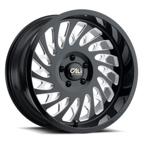 Cali Off-Road 9108 Switchback Gloss Black with Milled Spoke (9108-2273BM)
