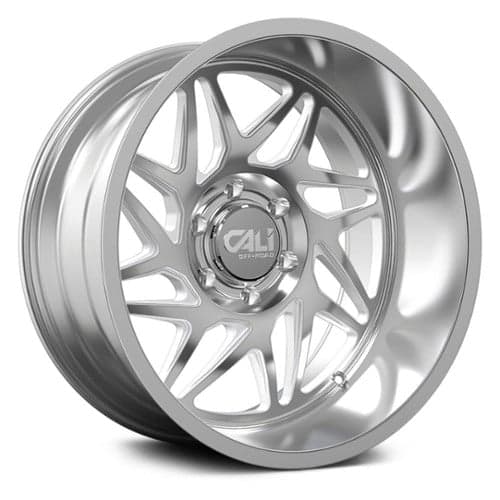 Cali Off-Road Gemini 9112 20x10 6x135 -25 ET 87.1 CB Polished/Milled Spokes (9113-2136P)