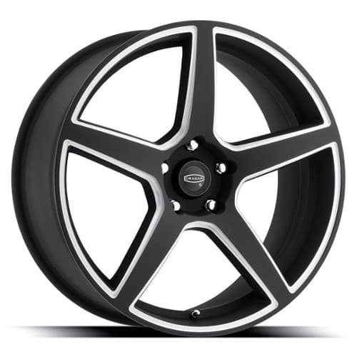 Cragar 620BMBC Modern Muscle Black w/ Machined Accents (620BMBC0852453)
