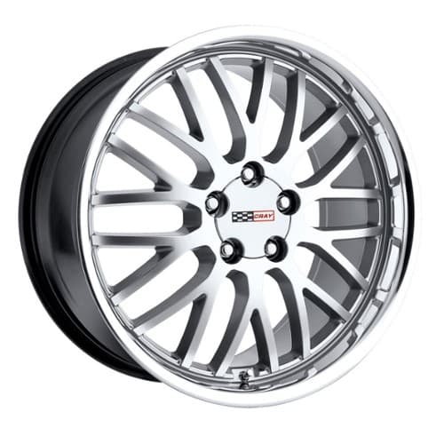 Cray Manta 18x9 5x120.65 50 ET 70.3 CB Hyper Silver with Mirror Cut Lip (1890CMA505121S70)