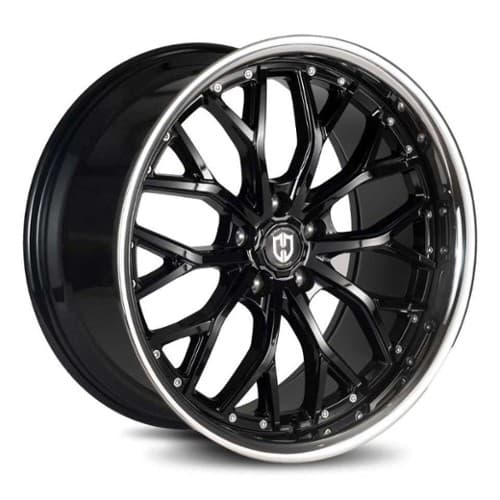 Curva CFF76 20x10.5 5x114.3 35 ET 73.1 CB Black Stainless Lip (CFF76-20105BLNK3573BSL)