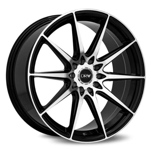Diablo Racing DRW D19 Gloss Black Machine Face (D19-177510H3873BMF)