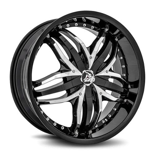 Diablo Angel Black Chrome Inserts (ANG-208BLNK2073B)