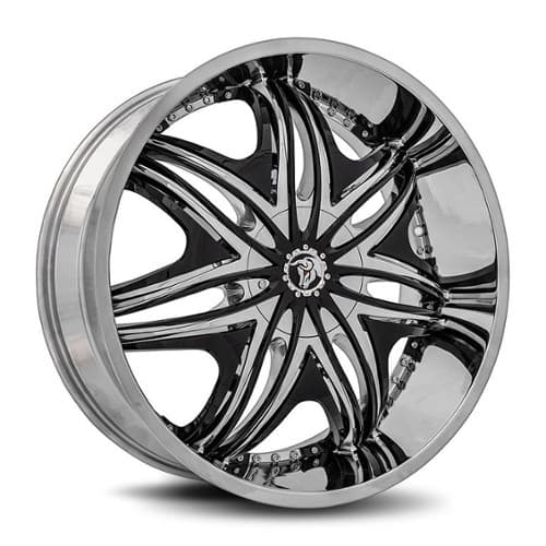 Diablo Morpheus Chrome Black Inserts (MOR-229BLNK1373)