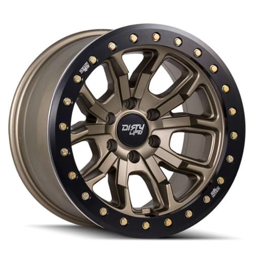 Dirty Life 9303 DT-1 Simulated Beadlock Satin Gold (9303-7983MGD38)