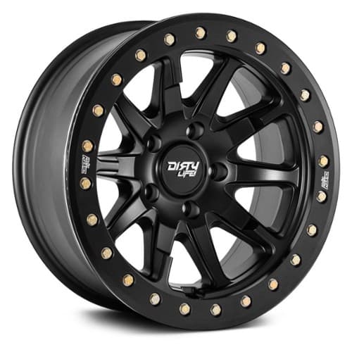 Dirty Life 9304 DT-2 Simulated Beadlock Matte Black (9304-7973MB38)