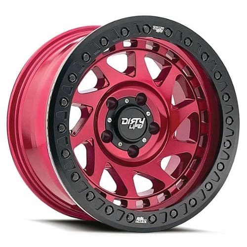 Dirty Life Enigma Race 9313 Beadlock Crimson Candy Red (9313-7936R38)