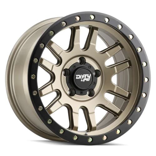 Dirty Life Canyon Pro 9309 Satin Gold with Black Lip (9309-7973MGD12)