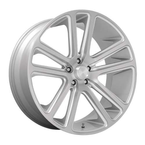 Dub Flex (S257) 24x10 5x115 20 ET 71.6 CB Silver with Brushed Face (S257240090+20)
