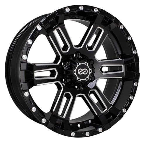 Enkei Commander 20x9 6x139.7 5 ET 108 CB Black Machined (519-290-8405BKM)
