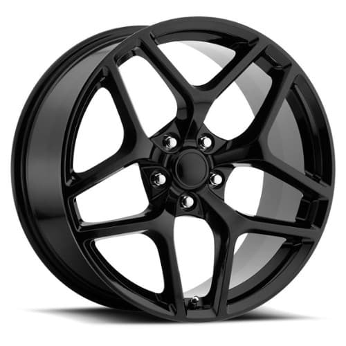 Factory Reproductions FR 27F Z28 Camaro 20x9 5x120 27 ET 66.9 CB Gloss Black (27090272002F)