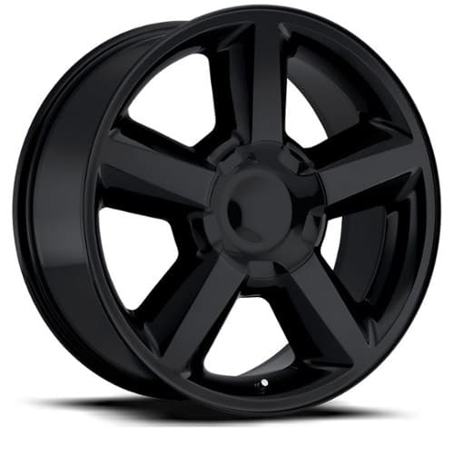 Factory Reproductions FR 31 Chevy Tahoe 22x9 6x139.7 30 ET 78.1 CB Gloss Black (31290316502)