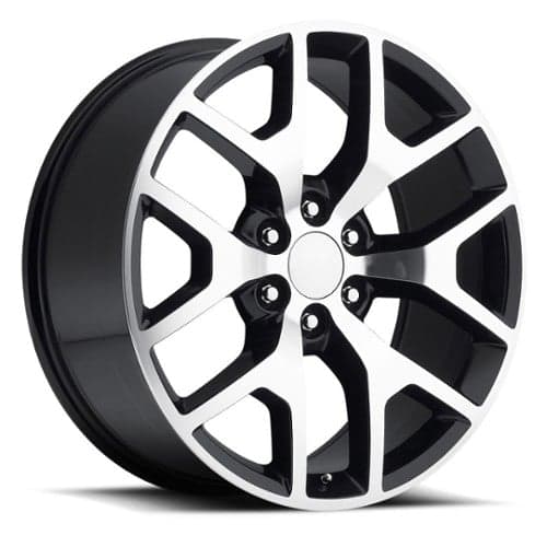 Factory Reproductions FR 44 GMC Sierra Black Machined Face (44090276507)