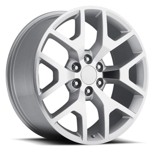 Factory Reproductions FR 44 GMC Sierra Silver Machined Face (44090276509)